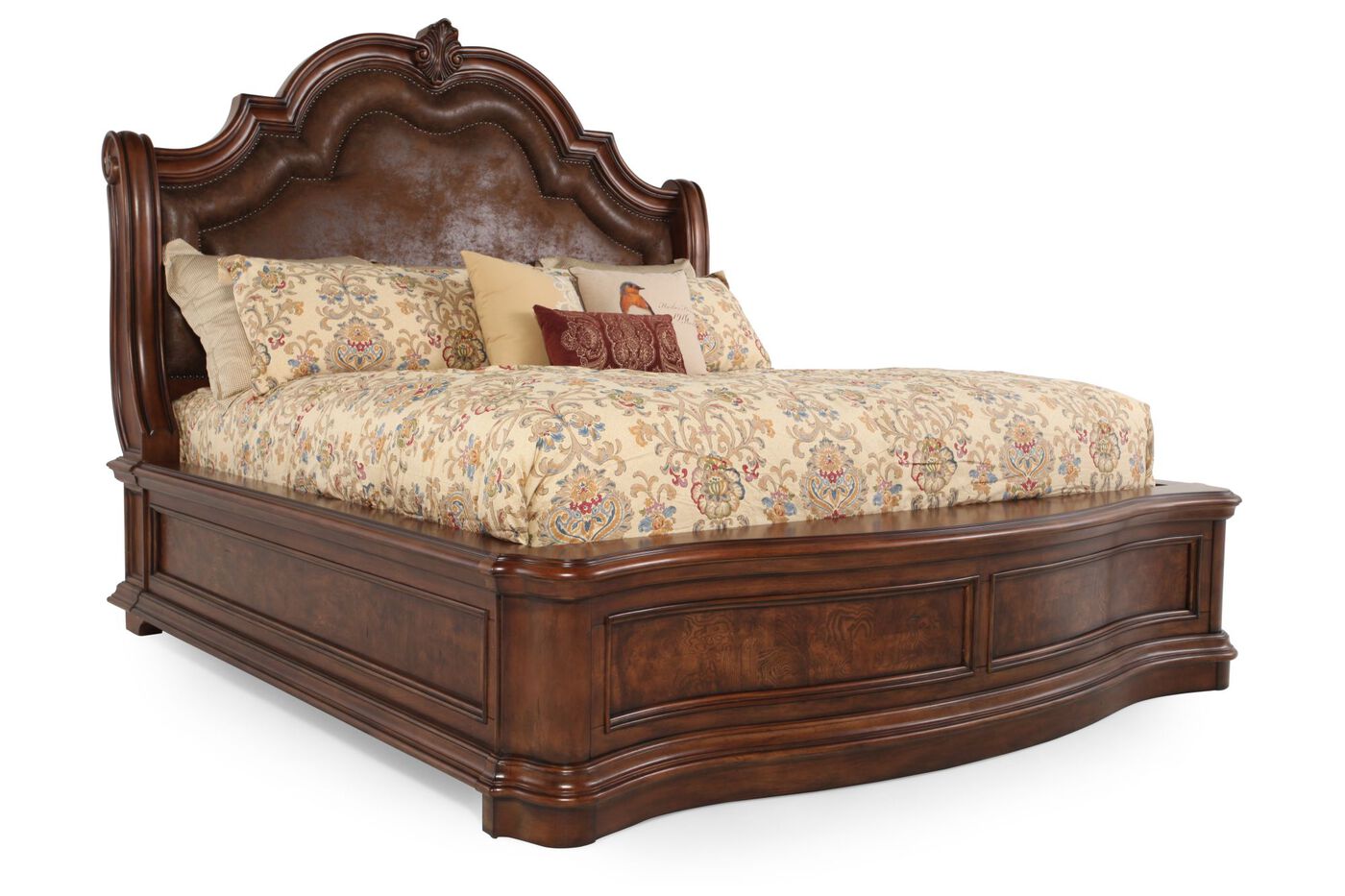 Pulaski San Mateo Sleigh Bed Mathis Brothers Furniture